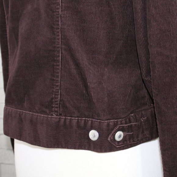 Lands’ End Brown Corduroy Jacket Size Medium - Picture 7 of 10